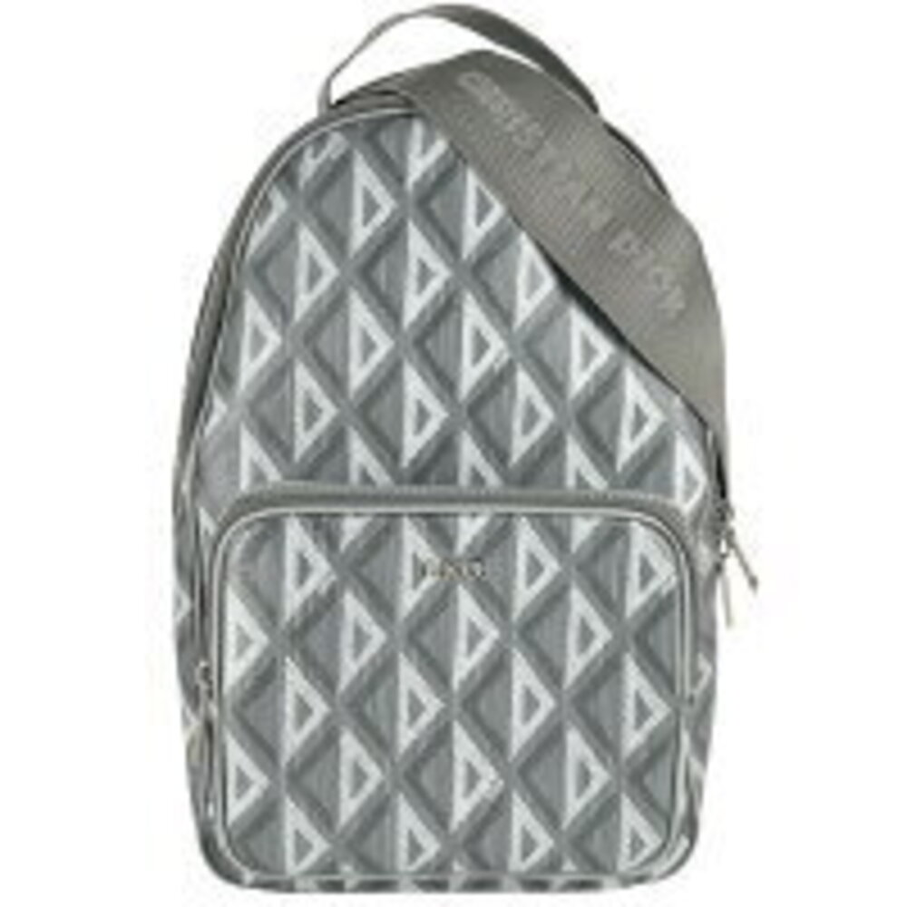 Dior RIDER CD Diamond Sling Bag Crossbody Canvas Leather Gray